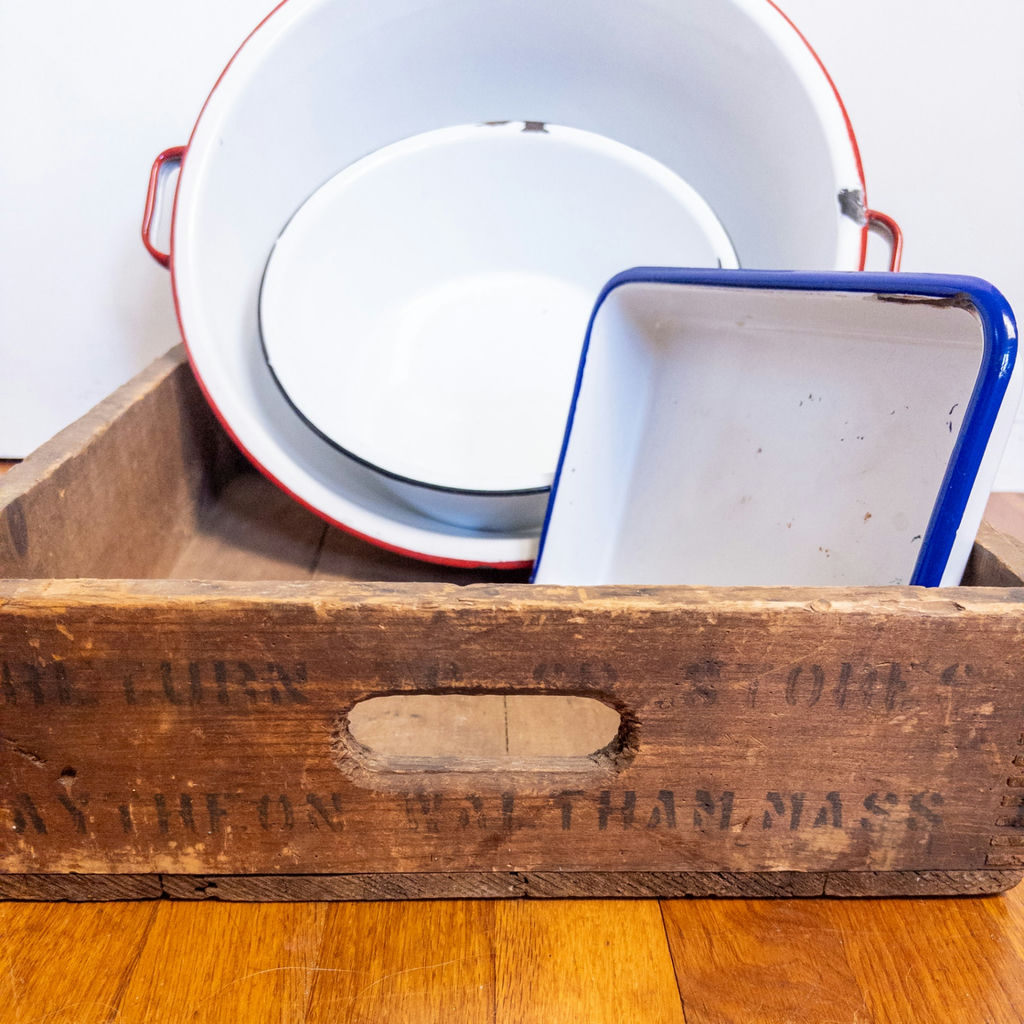 Raytheon Waltham Crate and Enamelware - image 2 of 17