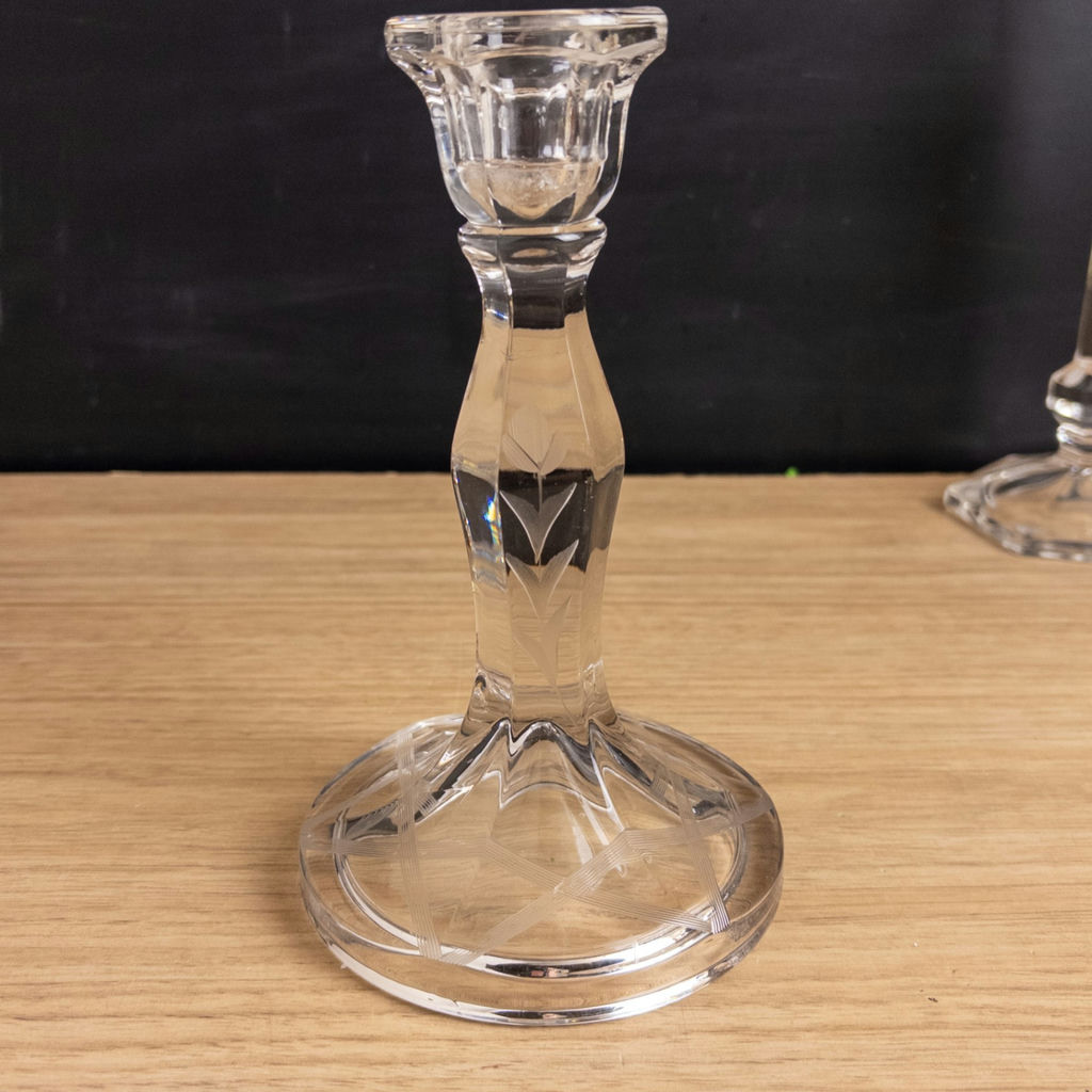 Glass and Crystal Candlesticks - image 9 of 16