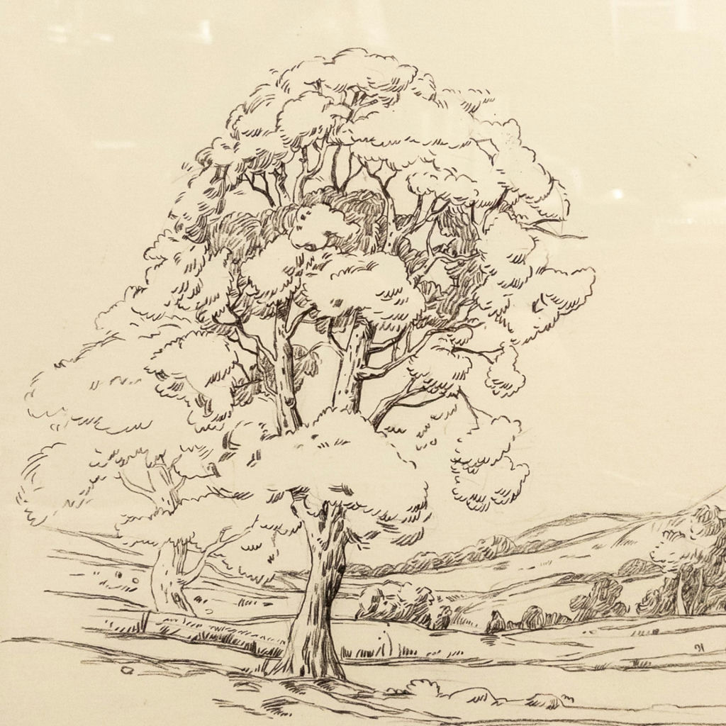 Pastoral Pen and Ink Framed Print - image 2 of 7