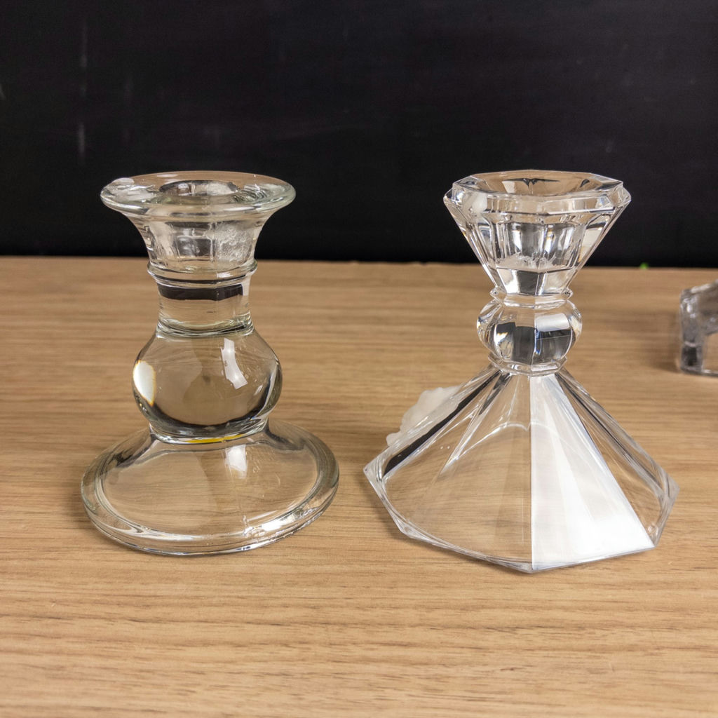 Glass and Crystal Candlesticks - image 2 of 16