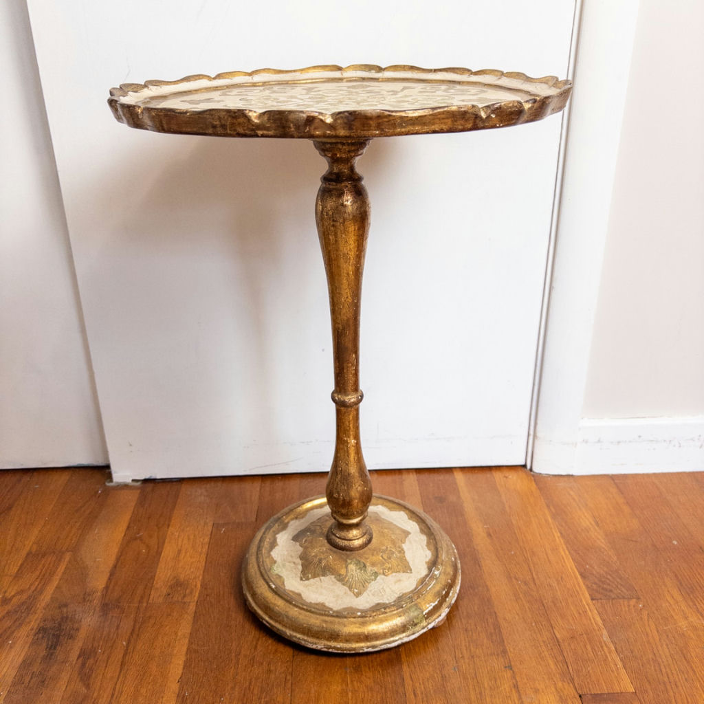 1960s Hollywood Regency Florentine Side Table - image 2 of 12