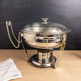Crate & Barrel Stainless Steel Buffet Server - thumbnail 1 of 11