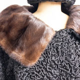 Mid Century Persian Lamb and Mink Jacket and Hat - thumbnail 5 of 20