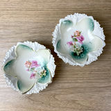 Antique R.S. Prussia Roses and Daisies Berry Bowl Set - thumbnail 6 of 10