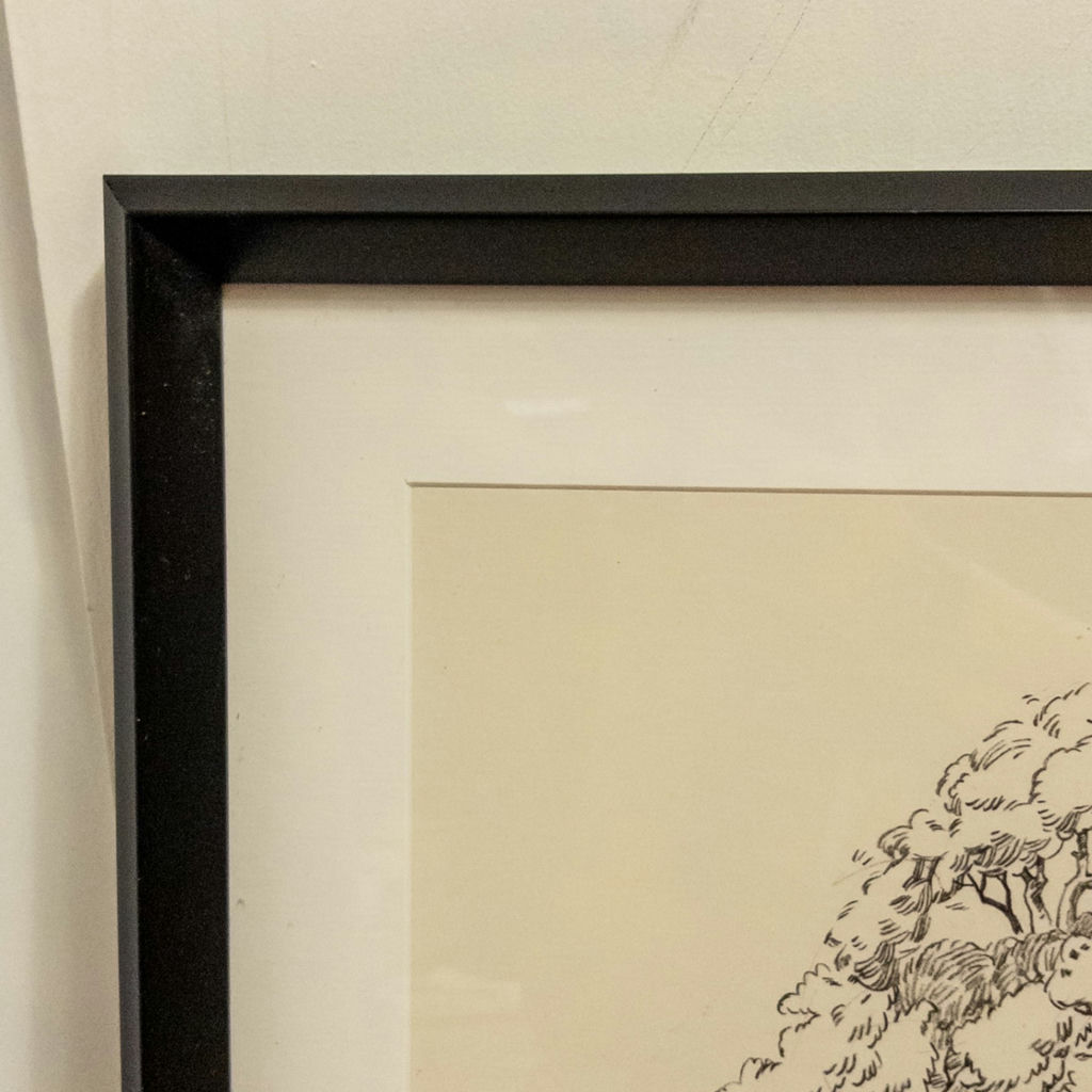 Pastoral Pen and Ink Framed Print - image 5 of 7