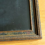 Vintage Framed Hand-Embroidered Peacock Folk Art - thumbnail 7 of 9