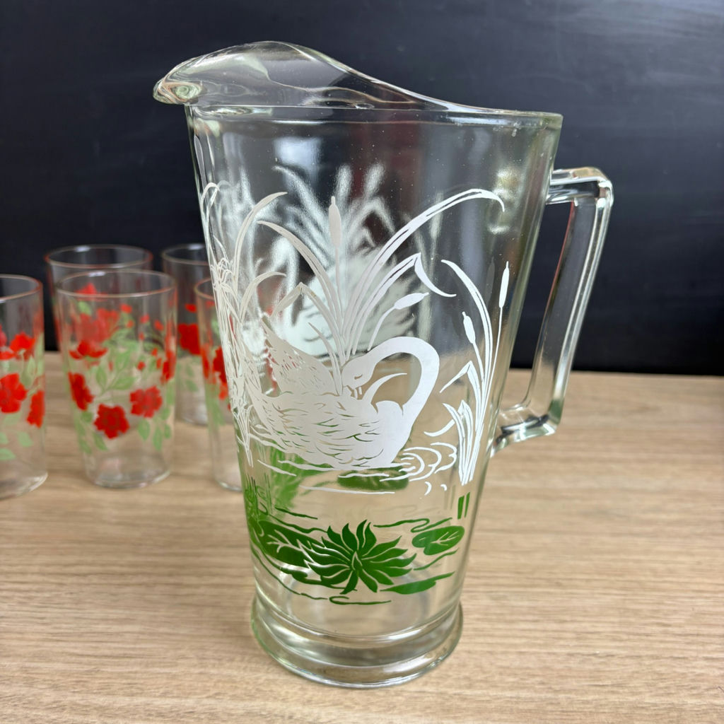 1960s Pitcher and Glasses - image 2 of 17