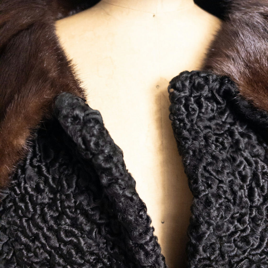 Mid Century Persian Lamb and Mink Jacket and Hat - image 6 of 20