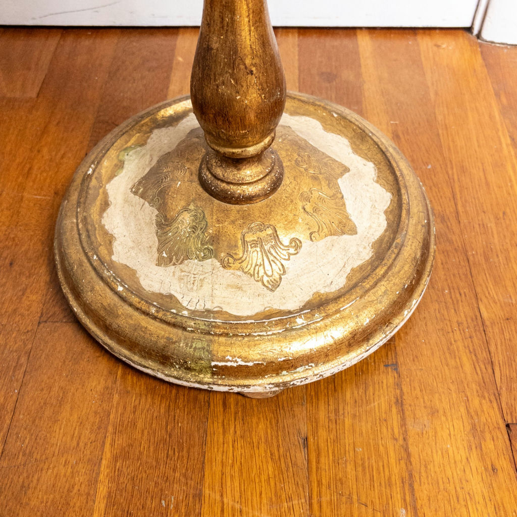1960s Hollywood Regency Florentine Side Table - image 8 of 12