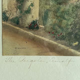 Wallace Nutting "The Pergola, Amalfi" Hand Colored Print - thumbnail 4 of 11