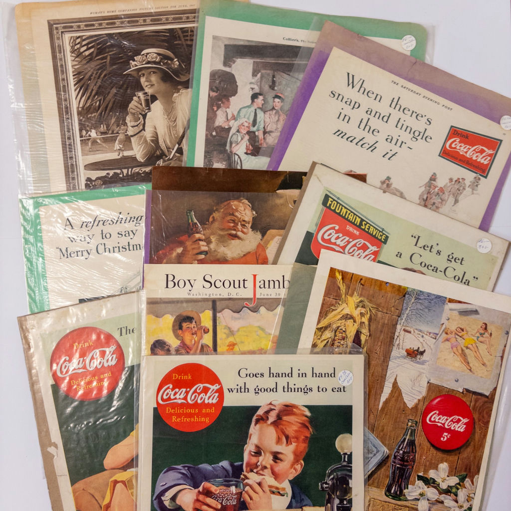 Collection of Vintage Coca-Cola Print Advertisements - image 1 of 9