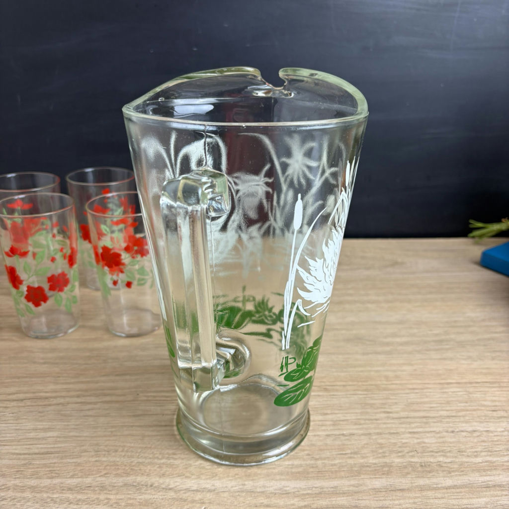 1960s Pitcher and Glasses - image 5 of 17