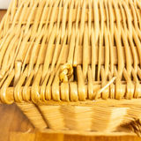 Vintage Wicker Lidded Hampers Stack, Set of 3 - thumbnail 14 of 14