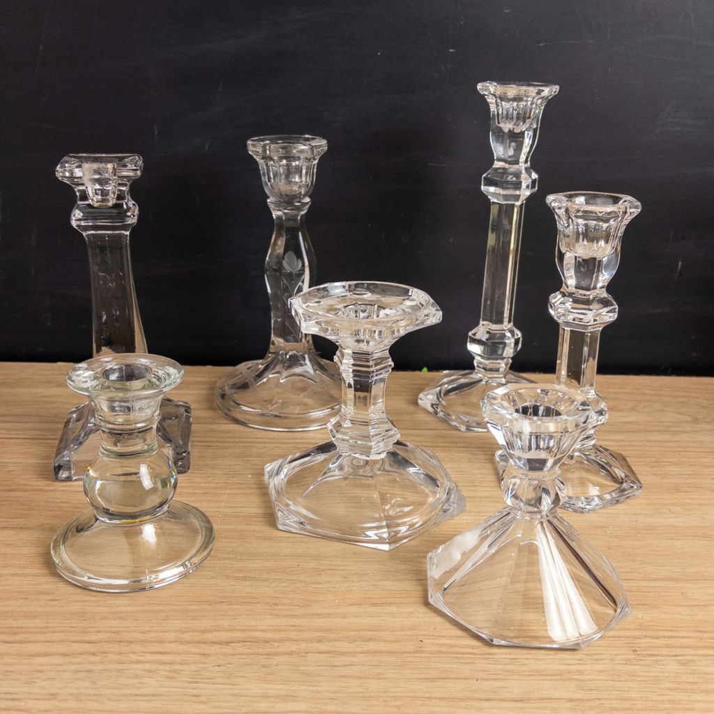 Glass and Crystal Candlesticks - image 1 of 16