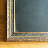 Vintage Framed Hand-Embroidered Peacock Folk Art - thumbnail 5 of 9
