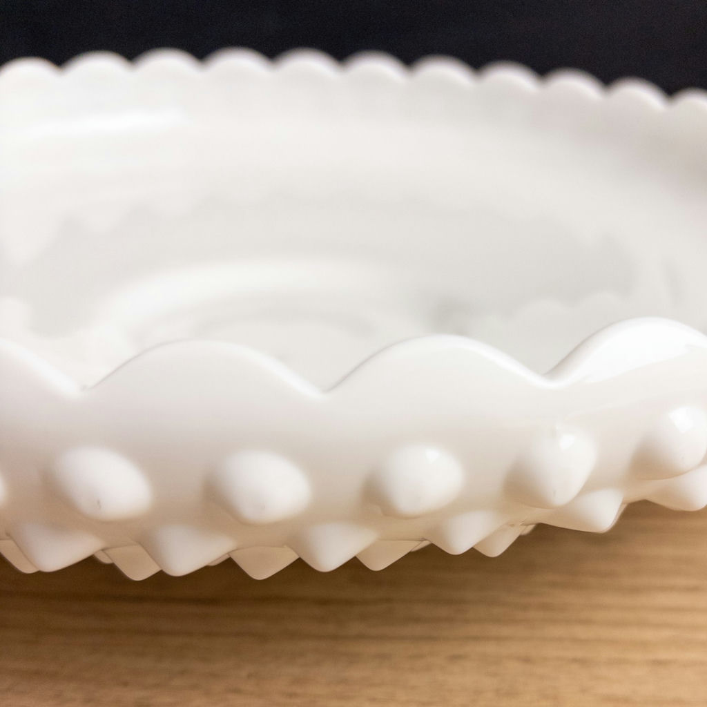 Milk Glass with Fenton Hobnail - image 11 of 19