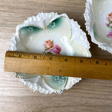 Antique R.S. Prussia Roses and Daisies Berry Bowl Set - thumbnail 9 of 10