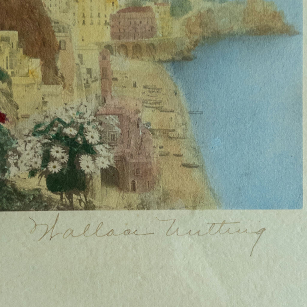 Wallace Nutting "The Pergola, Amalfi" Hand Colored Print - image 3 of 11