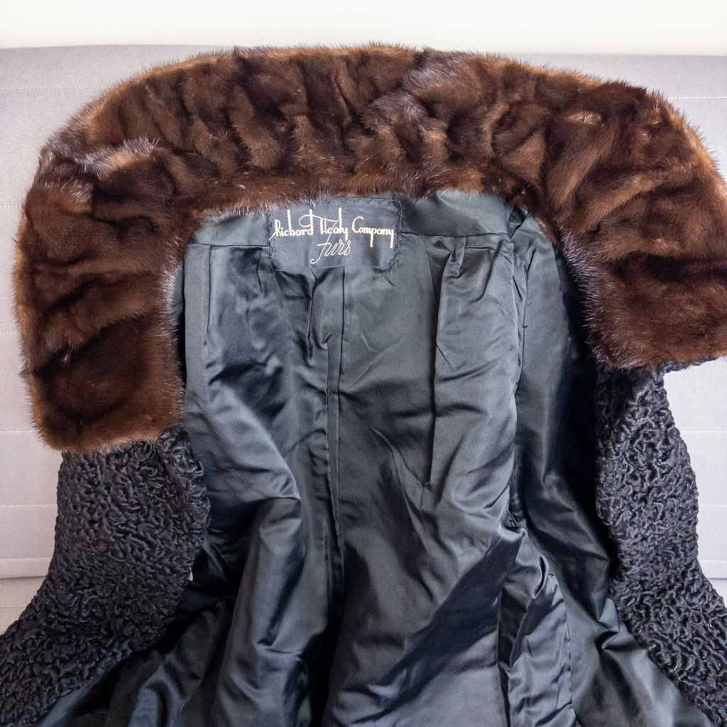 Mid Century Persian Lamb and Mink Jacket and Hat - image 10 of 20