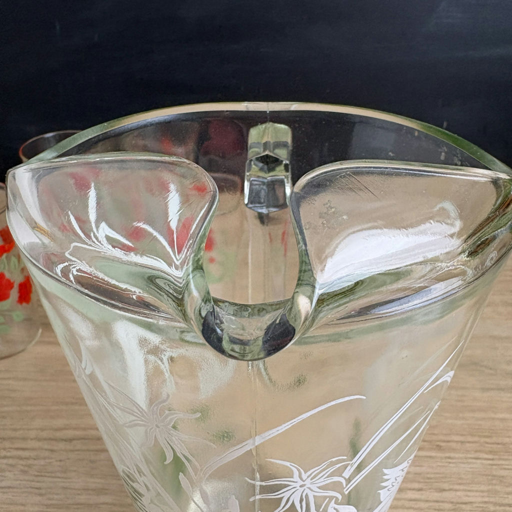 1960s Pitcher and Glasses - image 7 of 17
