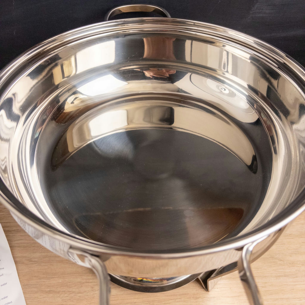 Crate & Barrel Stainless Steel Buffet Server - image 4 of 11