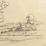 Pastoral Pen and Ink Framed Print - thumbnail 3 of 7