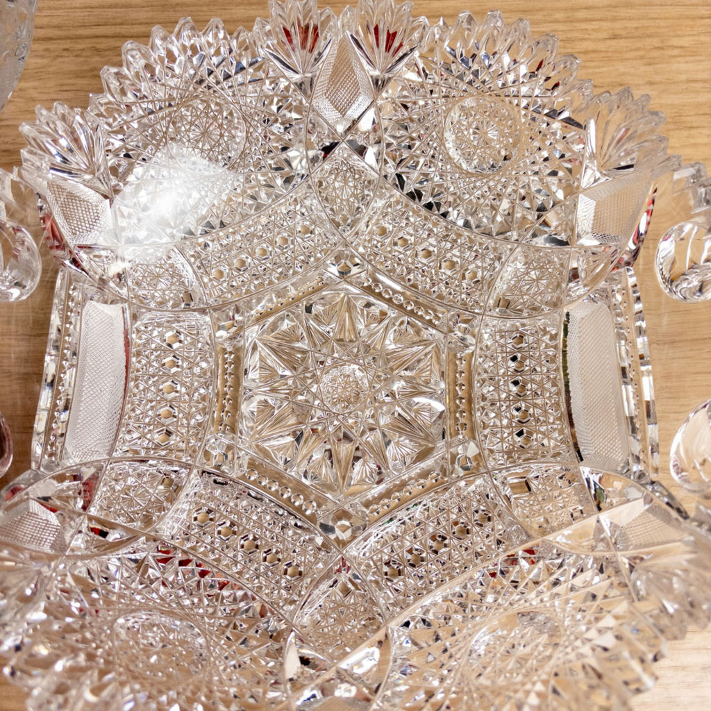 Pair of Pres-Cut Glass Bowls - image 3 of 18