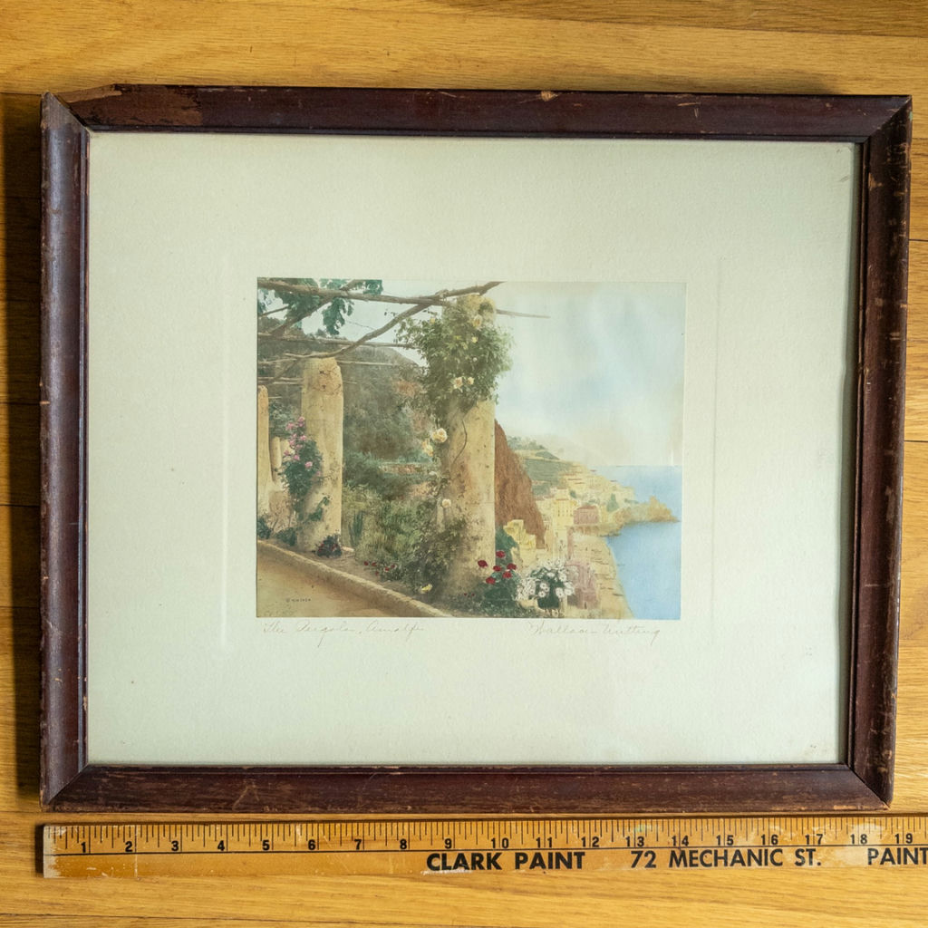 Wallace Nutting "The Pergola, Amalfi" Hand Colored Print - image 9 of 11