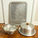 Vintage Mid Century Aluminum Serveware - thumbnail 1 of 20