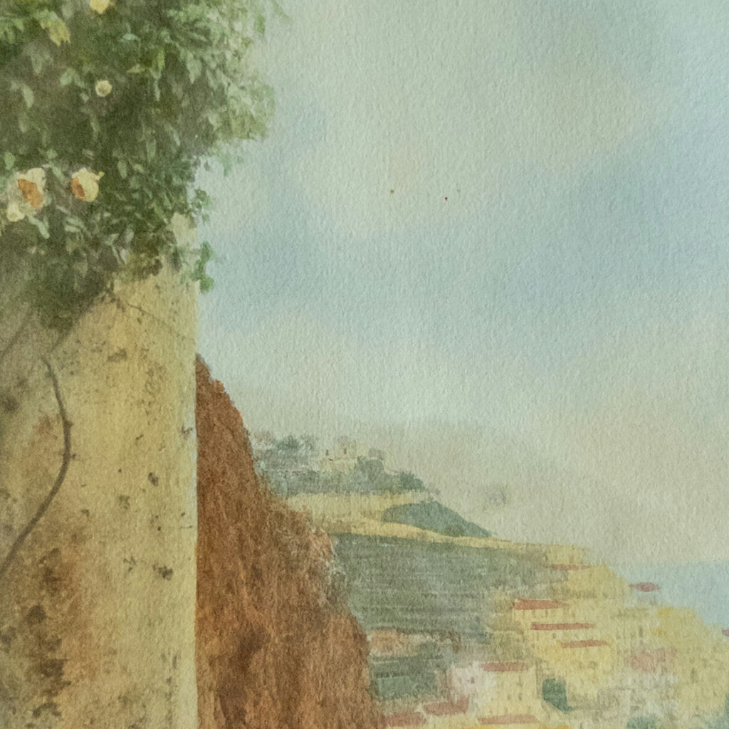 Wallace Nutting "The Pergola, Amalfi" Hand Colored Print - image 7 of 11