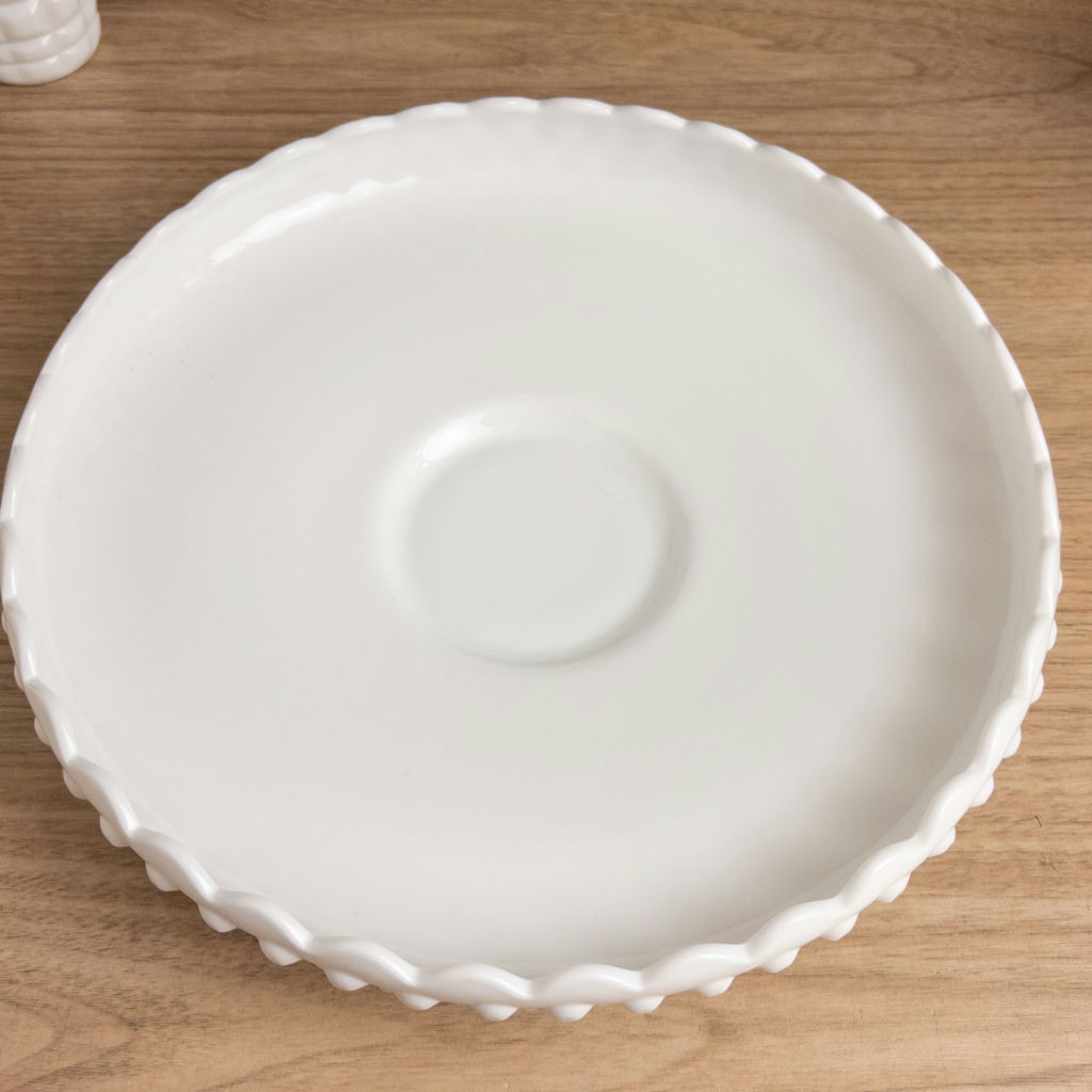 Milk Glass with Fenton Hobnail - image 8 of 19