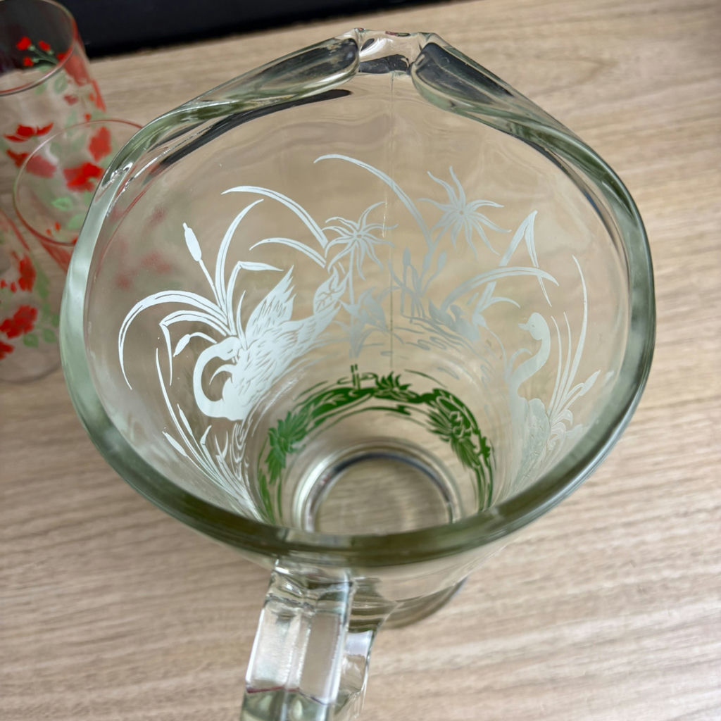 1960s Pitcher and Glasses - image 6 of 17
