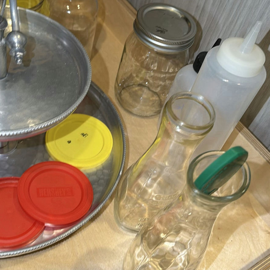 Wooden Bowls, Metal Serving Pieces, and Glass Jars - image 8 of 8