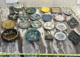 Collection of Cloisonné and Decorative Ceramic Dishes and Boxes - thumbnail 1 of 11