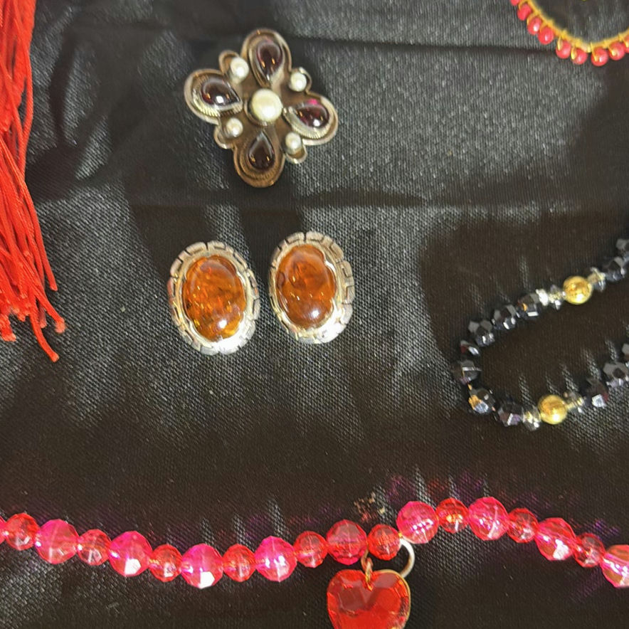Assorted Costume Jewelry and Decorative Tassel Ornaments - image 7 of 7