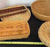 Assorted Woven Baskets and Trays - thumbnail 1 of 5