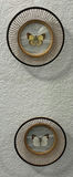 Framed Butterfly and Moth Display Collection with Metal Hamsa Wall Decor - thumbnail 7 of 8