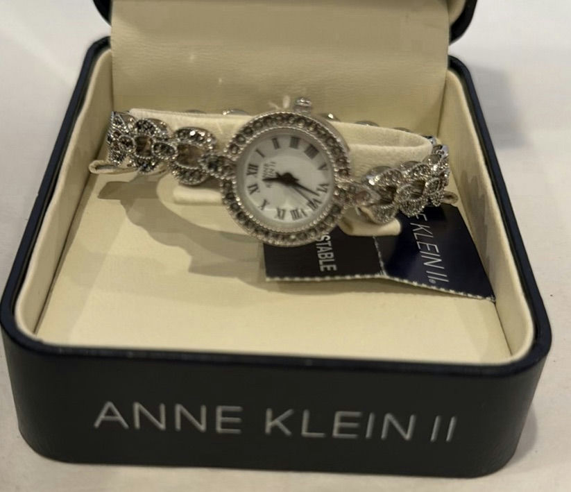 Decorative Ceramic Plate and Anne Klein II Wristwatch - image 5 of 7