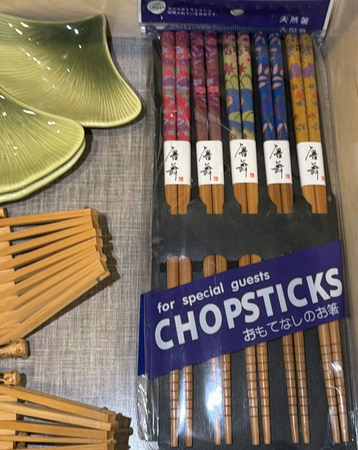 Assorted Kitchen Utensils, Cheese Knives, Ceramic Dishes, Chopsticks, and Skewers - image 4 of 6