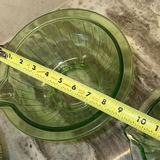 Vintage Green Mixing Bowls, Glass Bowls, and Shakers - thumbnail 7 of 9
