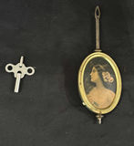 Antique Pressed Wooden Mantel Clock - thumbnail 6 of 10