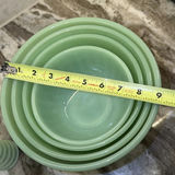 Green Glass Bowls and Vases Set - thumbnail 5 of 8
