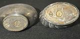 Two Metal Table Lighters and Ice Tongs - thumbnail 5 of 5