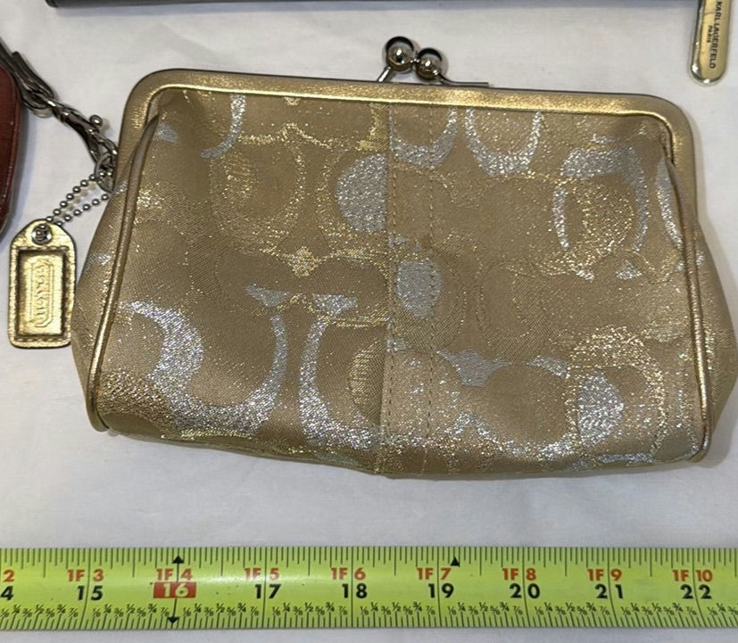Coach Shoulder Bag, Coach Clutch Purse, and Karl Lagerfeld Paris Wallet - image 2 of 5
