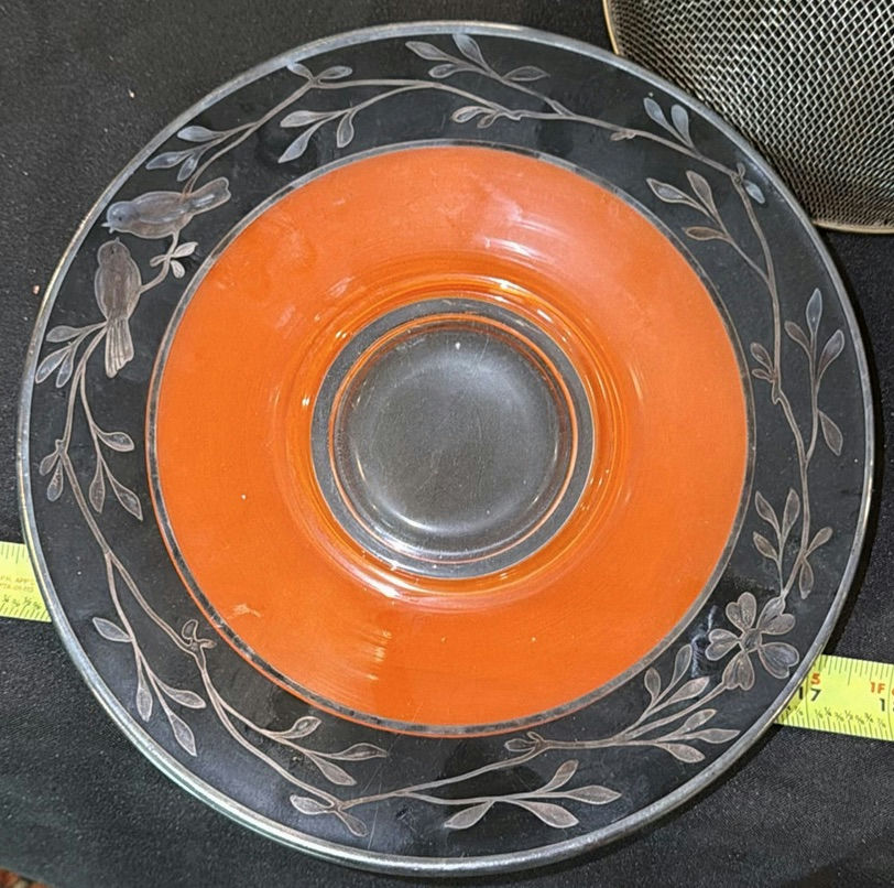 Decorative Mesh Food Covers, Wicker Baskets, and Glass Serving Pieces - image 5 of 7