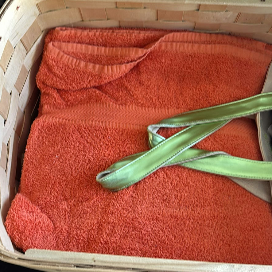 Mountain Trails Baskets Woven Storage Basket with Towels - image 5 of 10