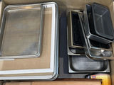 Assorted Baking Pans, Baking Sheets, Cooling Racks, Silicone Mats, Rolling Pins, and Flour Sifter - thumbnail 1 of 5