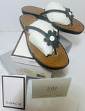 Coach Lucie Calf Flip Flop Sandals with Box - thumbnail 1 of 4