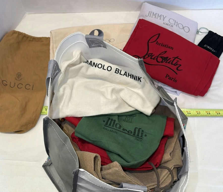 Designer Shoe Dust Bags and Storage Tote - image 1 of 5