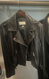 Michael Kors Black Leather Jacket and Black Long Coat - thumbnail 2 of 9